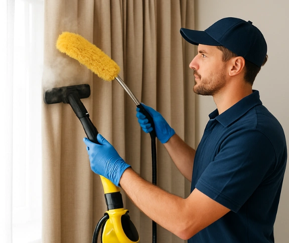 Trusted curtain steam cleaning technician Matty Curtain Cleaning elsternwick-vic QLD